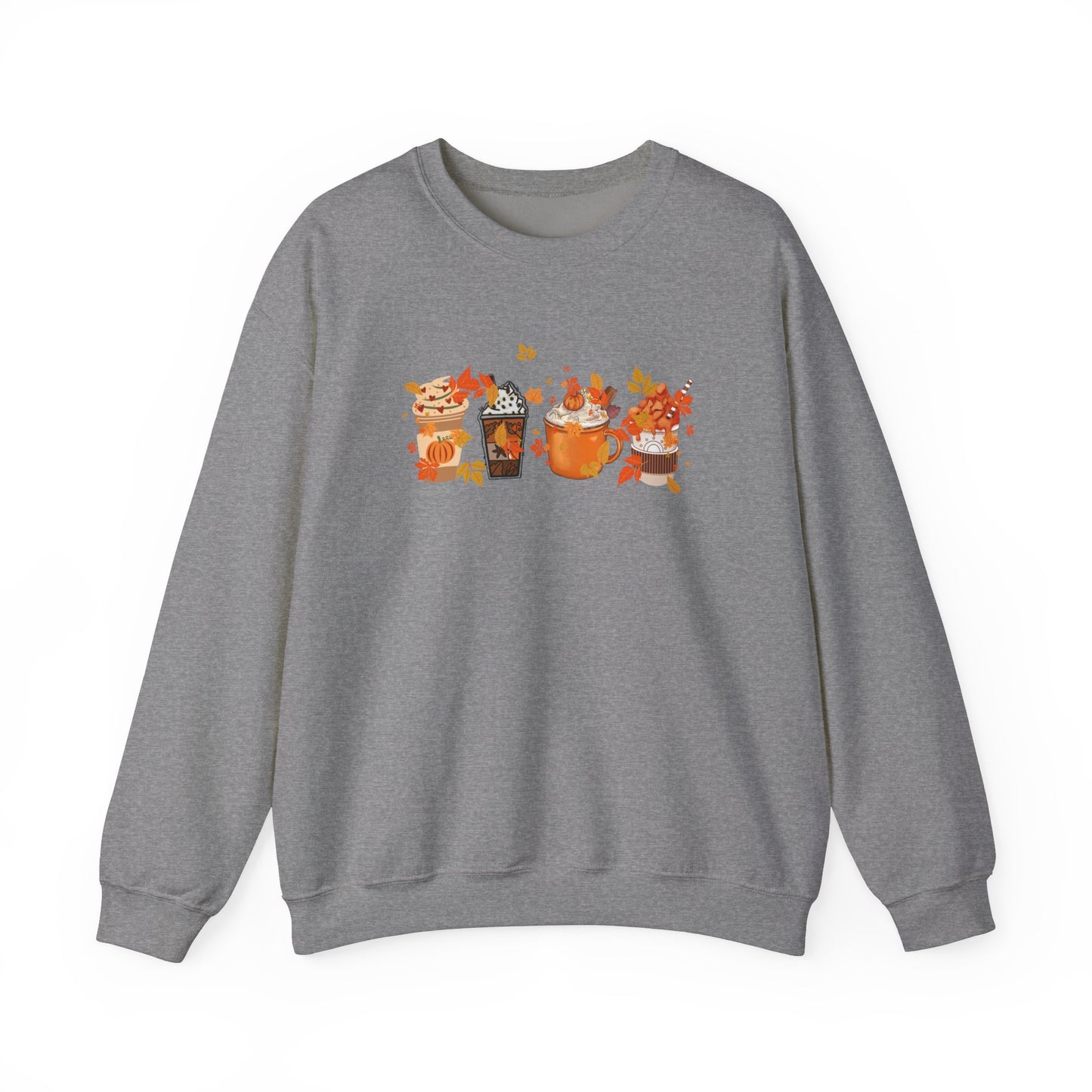 Cozy Coffee and Fall Leaves SWEATER