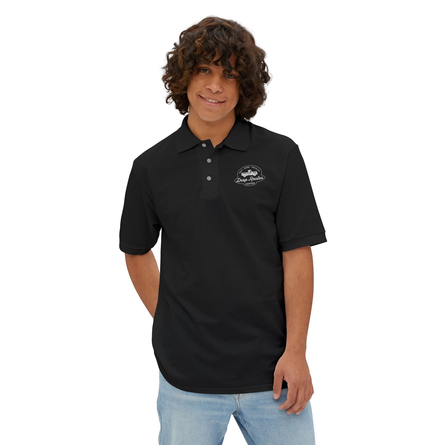 Deep Routes Coffee Polo